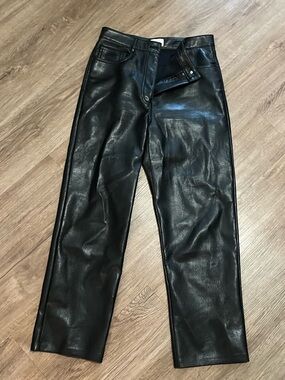 Aritzia Wilfred faux leather pants